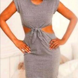 Black Dress with Tie in Front from American Eagle